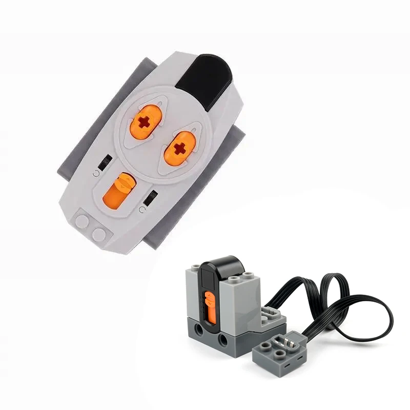 Kit de Motor de Buggy de tren con Servo M/XL, funciones de potencia técnica, control remoto IR para bloques de construcción compatibles con técnicas DIY