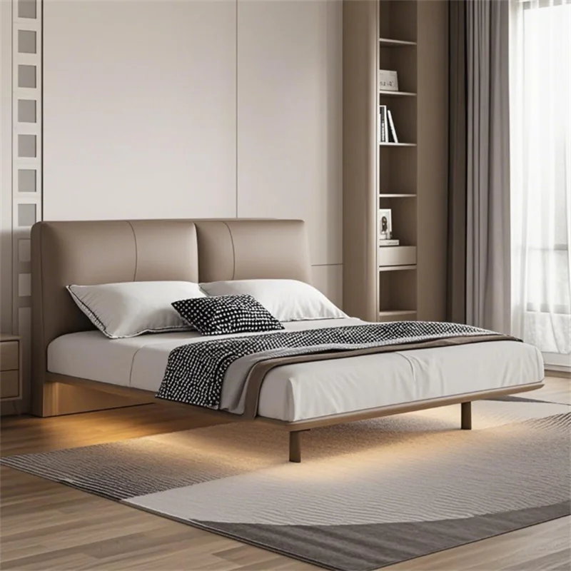 

Modern Luxury Wood Bedroom Set Full Bed With Furniture For Apartment Hotel Villa
