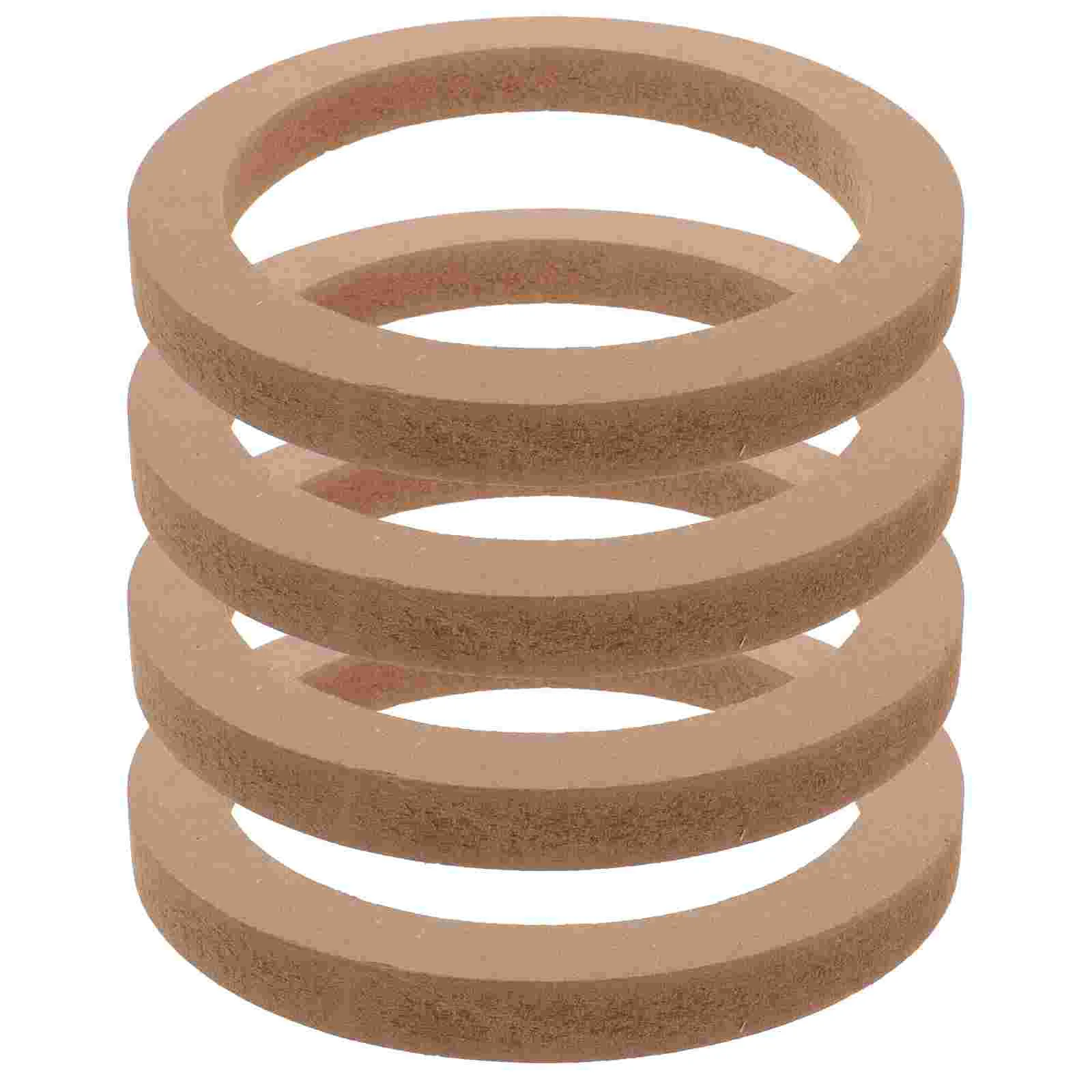 

2 Pairs Speakers Pad Spacer Cushion Car Rings for 6.5 Inch Door Spacers Replacement