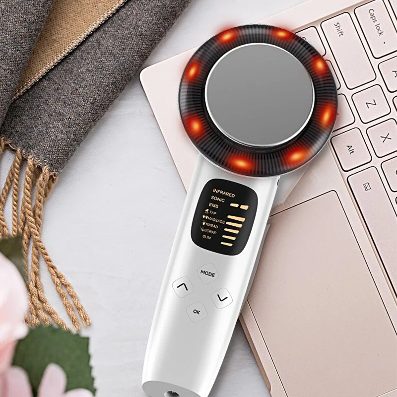 Ohio eur amincissant pour le corps par cavitation à ultrasons, thérapie par ultrasons infrarouge, EMS, machine à brûler les graisses, accélérateur musculaire électrique