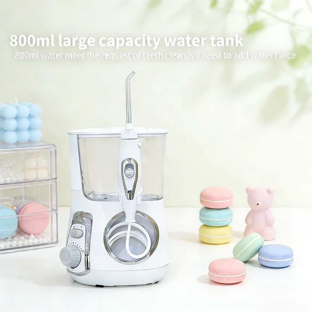 

Настольный электрический ирригатор для полости рта 800 мл, 10 режимов, 5 насадок, для свежего дыхания и профилактики кариеса