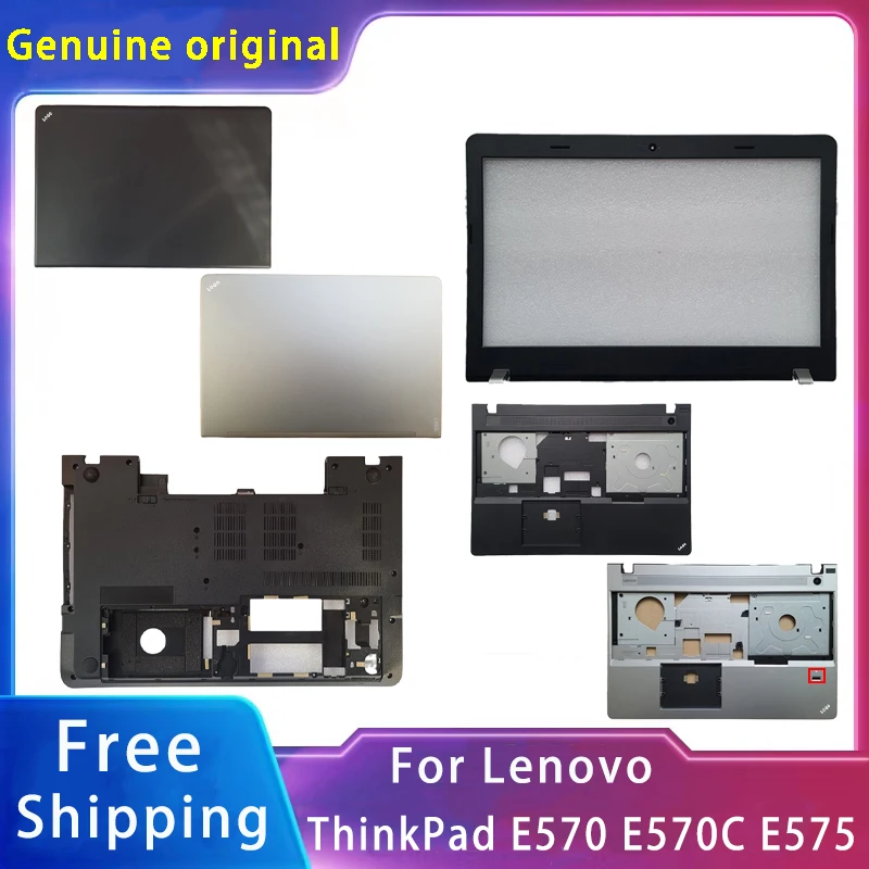 

New For Lenovo ThinkPad E570c E575 E570; Replacemen Laptop Accessories Lcd Back Cover/Front Bezel/Palmrest/Bottom With LOGO