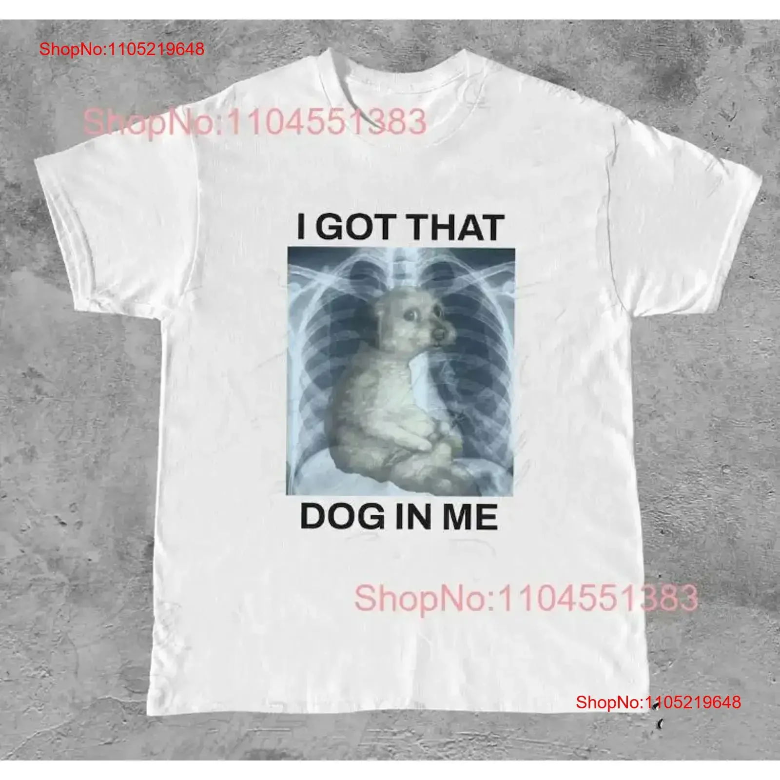 

Винтажная футболка 90-х годов «Я получил эта собака в меня» XRay, забавный мем, винтажная стираная уличная одежда унисекс, повседневная модная мужская слегка