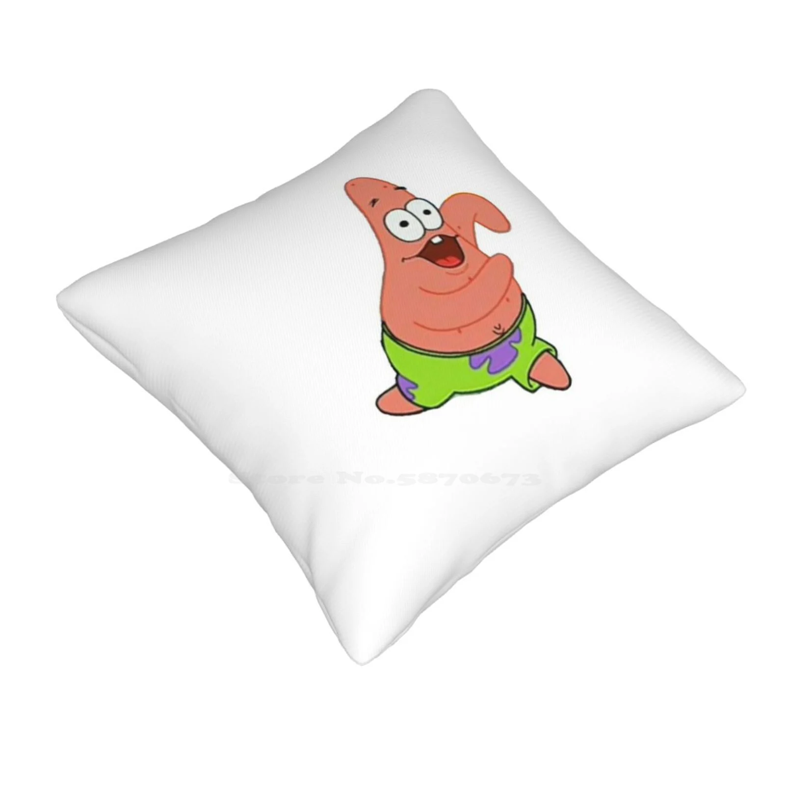 Patrick Star Running Bedroom Office Hug Pillowcase Patrick Star Starfish Chocolate Bikini Bottom Meme Funny Lmao Vine Tv