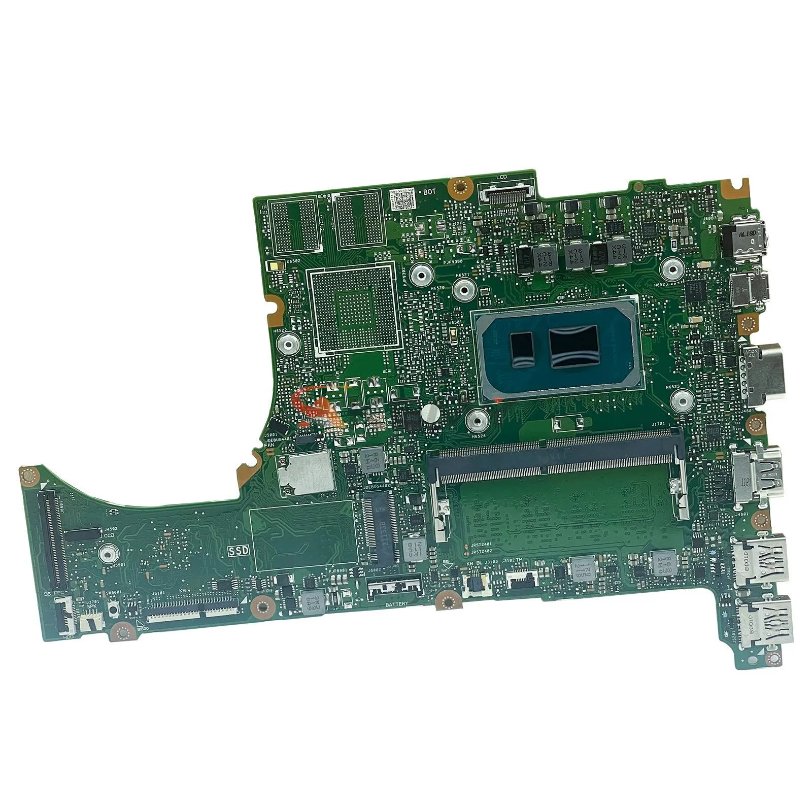 Imagem -02 - Shenzhen B1400cepey para Asus Expertbook b1 B1400cep B1400c Placa-mãe de Laptop com i5 i7 11th Gen Cpu 8gb 16gb Ram