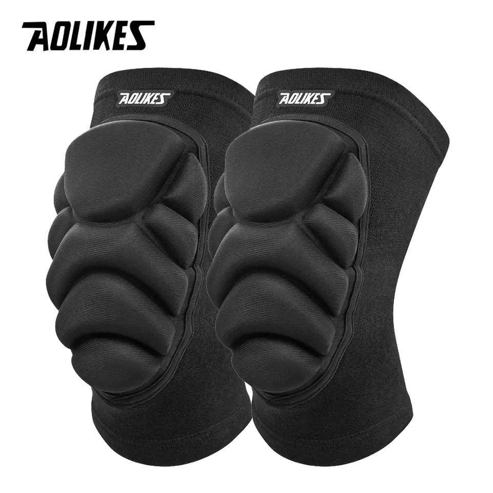 AOLIKES 1 Pair Knee Pads, Anti-Slip Collision Avoidance Kneepads with Thick EVA Foam, for Volleyball, Football Dance Knee Sleeve