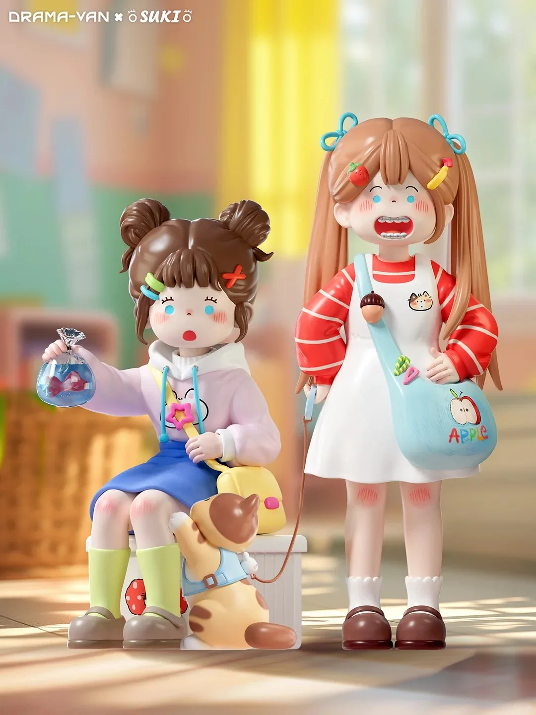 

In Stock Suki My Friends Series Blind Box Cute Anime Figure Set Girls Collectible Model Decor Desktop Ornament Custom Gifts