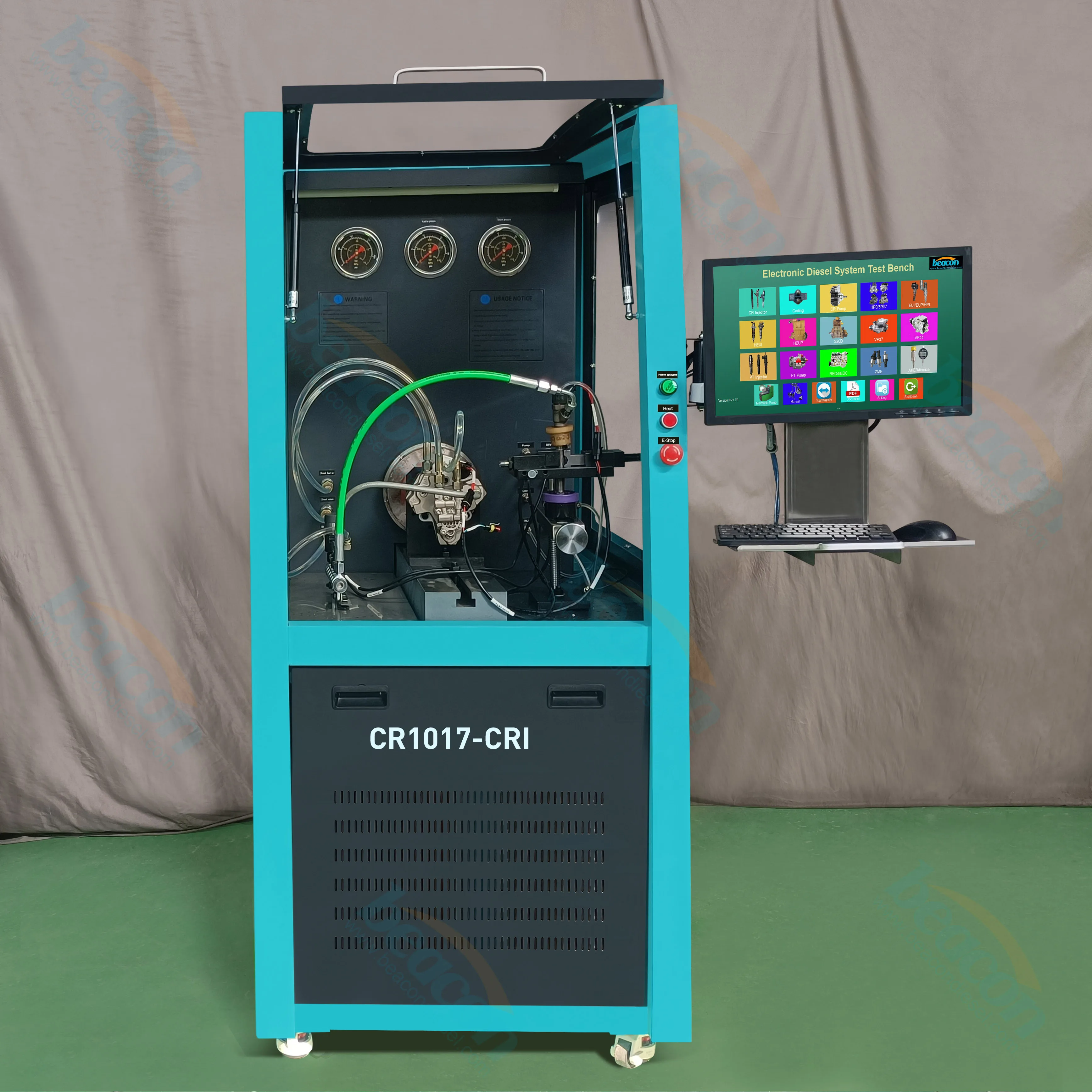 CR1017 Common Rail diesel Peizo Injector Coding test Bench diesel Fuel Injector Repair Service Machine
