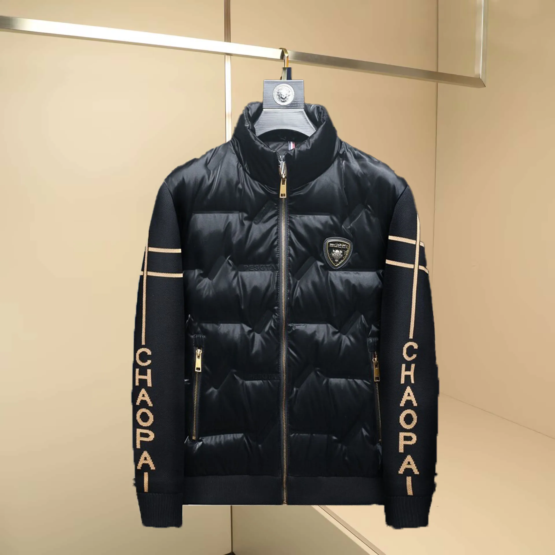 

Faionable Thiened Stand Collar Men's down Jaet 90 White Du down Casual Sle In-Season New Arrival for Autumn Winter