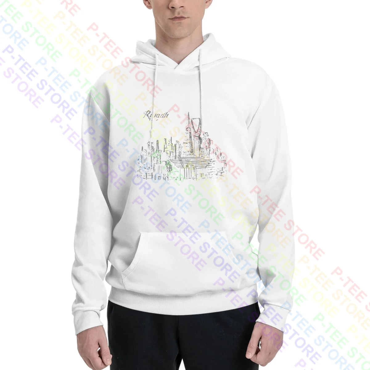 Riyadh Saudi Arabia City Skyline Hoodie Sweatshirts Hoodies Pop Retro Hot Deals Hot Selling