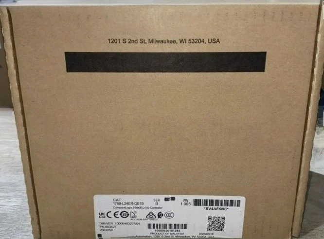 

Brand New Original 1769-L24ER-QB1B 5370 Ethernet Controller 1769L24ERQB1B Fast delivery