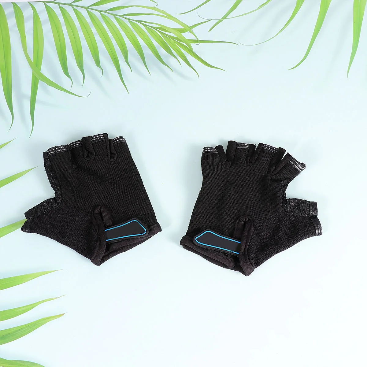 

3Pairs Children Bike Gloves Breathable Soft Lightweight Material Half for Training Fitness Activities