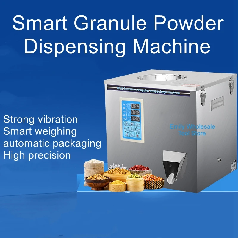 Multifunctional intelligent sub-packaging powder granule small weighing tea machine multi-purpose sub-packing machine