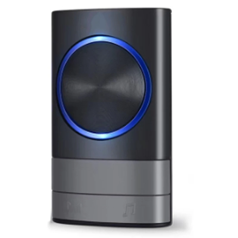 B74A Bel Pintu Nirkabel Bel Pintu Musik Digital Nirkabel Sensor Rumah Remote Control Pager Bel Pintu Cerdas Colokan AS