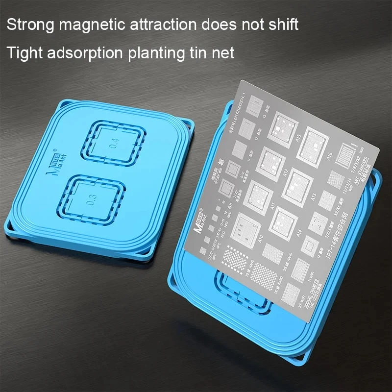 MAANT C03 Magnetic Silicone Mat Universal Pad High Temperature Resistant and Easy to Clean Mobile Phone Repair Tin Planting Tool