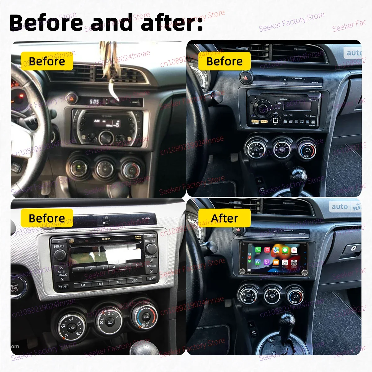 2 Din Car Multimedia Android Radio 7