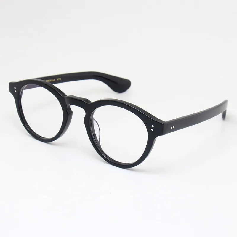 

Japanese Glasses Top Grade Acetate Anti Blue Light KEPPE Retro Round Frame Men's for Myopia Women's Prescription Brand Designer