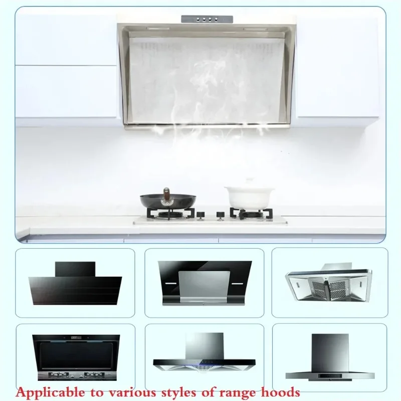 Universal Range Hood Filter Non Woven Oil Absorption Paper Durable Sticker - view 3