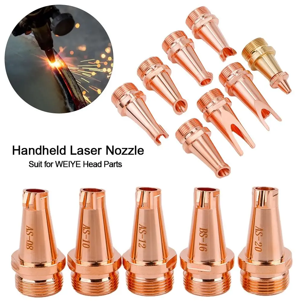 

M16 CQWY Laser Welding Nozzle Red Copper Thickened Welding Torch Handheld Laser Nozzle for WEIYE Head Parts Welding Accessories