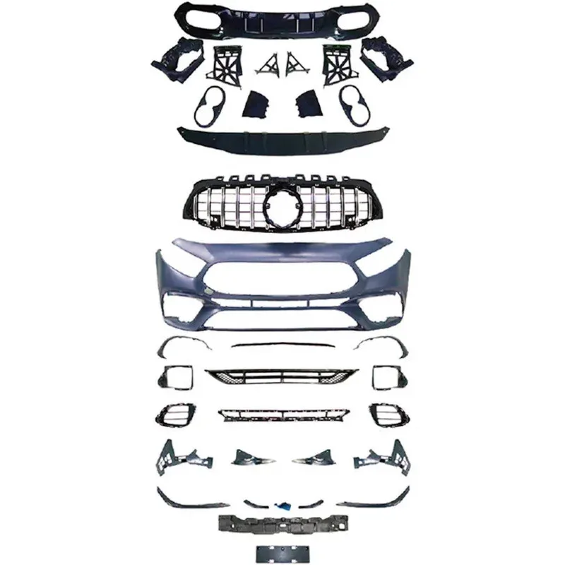 

Factory Price Body Kit A45 W177 Modified To A45 Hatchback And Sedan Bumper With Grill 2019-2021