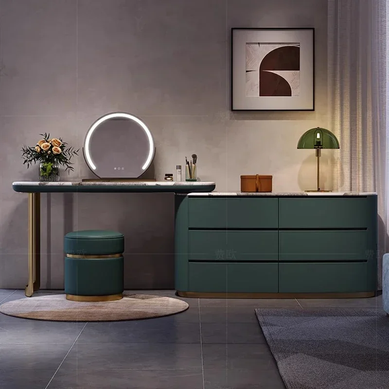 Modern Luxury Vanity Table Bedroom Study Organizer Makeup Desk Dressing Table Big Cosmetics  Home Furniture