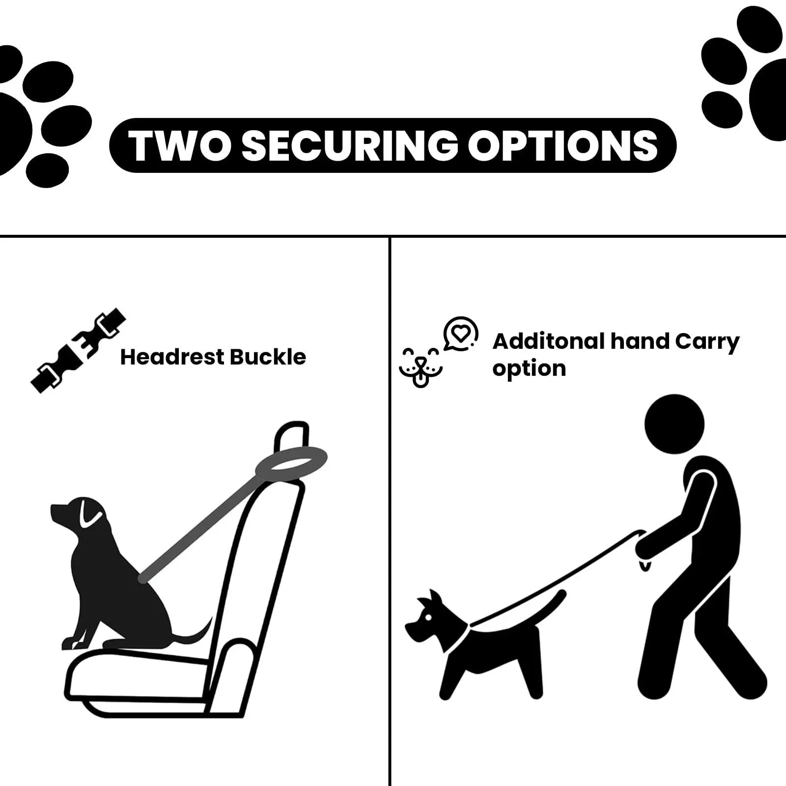 Solid Color Two-in-one Pet Car Seat Belt Nylon Lead Leash Backseat Safety Belt Adjustable Dogs Harness Collar Pet Accessories view 6