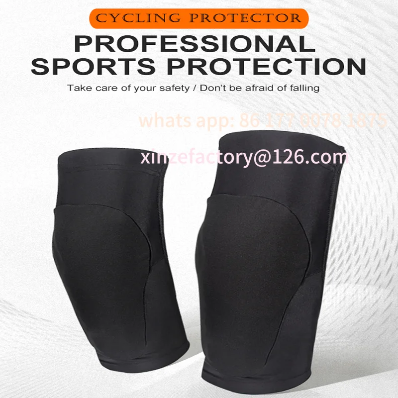 Customizable Mountain Bike Knee and Elbow Protective Gear,Cycling Outdoor Sport Protection Breathable Shock Absorption