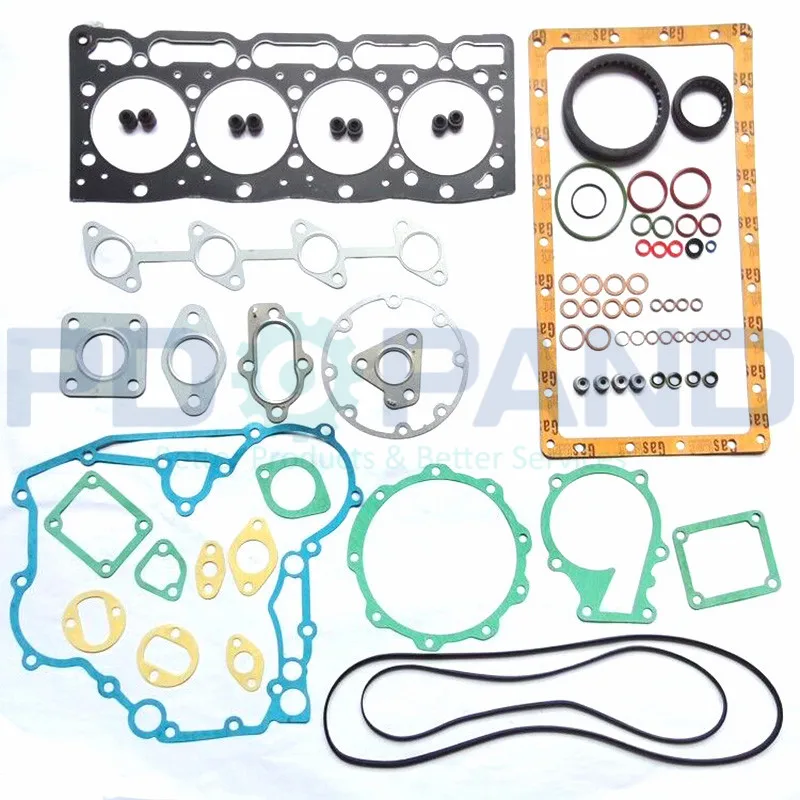 

V1505-TE Diesel Engine Metal Cylinder Head Gasket Kit For Kubota ABEI-TT50 1498 cc / 1.5 lExcavators KX71H KX91-2