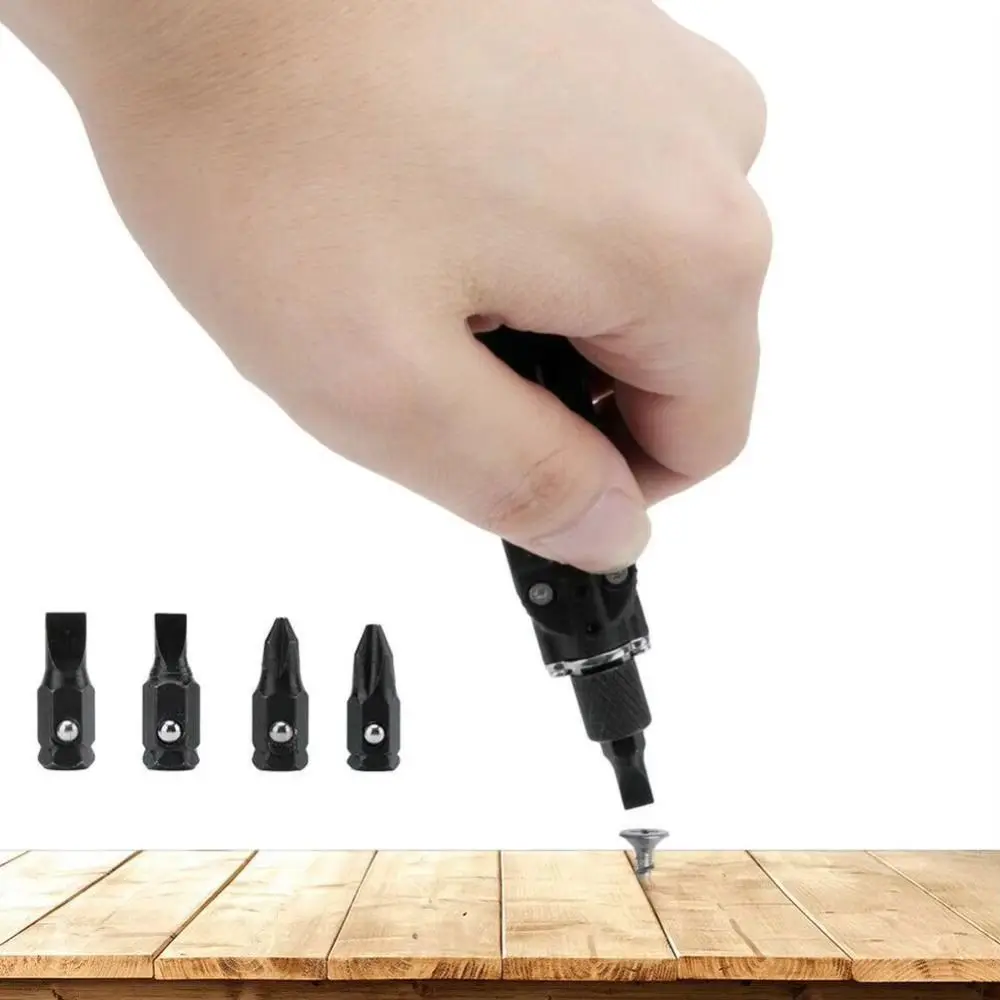 

Repair Tool Opener Screwdriver Adjustable Portable Hex Screwdriver Stainless Steel Magic Mini Tool Set Camping