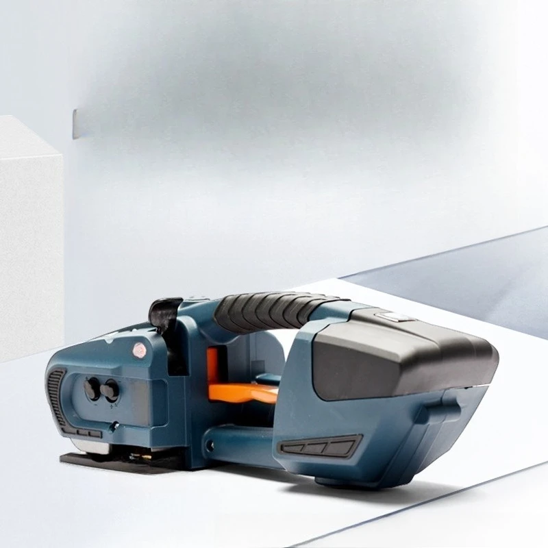 Hot melt buckle-free handheld semi-automatic packaging, electric baler, plastic-steel belt binding machine