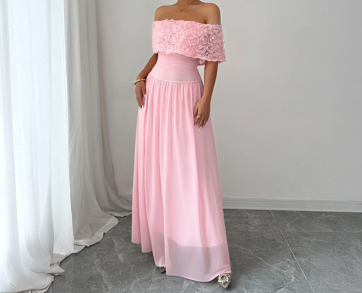 مزاجه أنيقة حمالة الراقية تنورة طويلة فستان نسائي فستان نسائي 2025 الخريف والشتاء