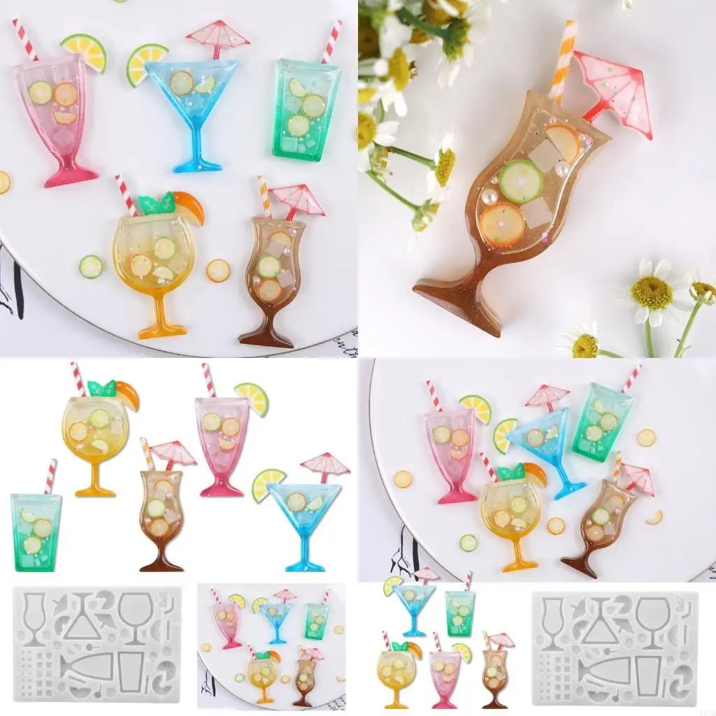 

Beginner Friendly Silicone Molds Cocktail Drink Detailed Texture