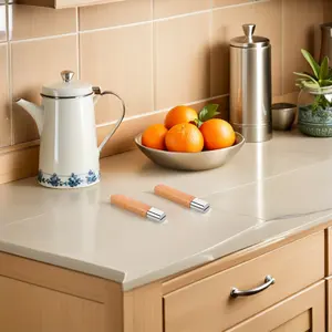 2Pcs Kitchen Knife Rosewood Handles Ergonomic Cutter Replacement Handle for Chopper Slicing Grip Kitchen Cutter Tool Repair