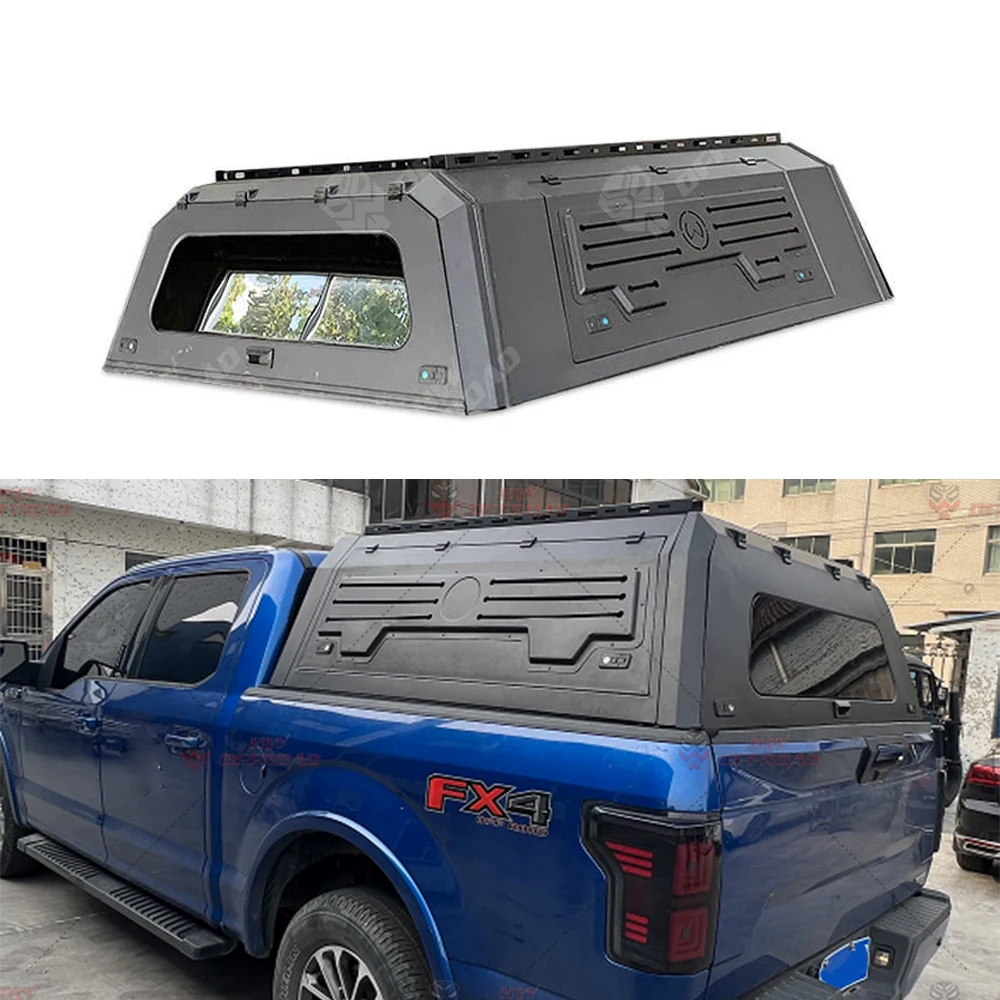 Waterproof Pickup Truck Canopy Cover Aluminium Hardtop Topper Camper Tonneau Cover for Ford F150