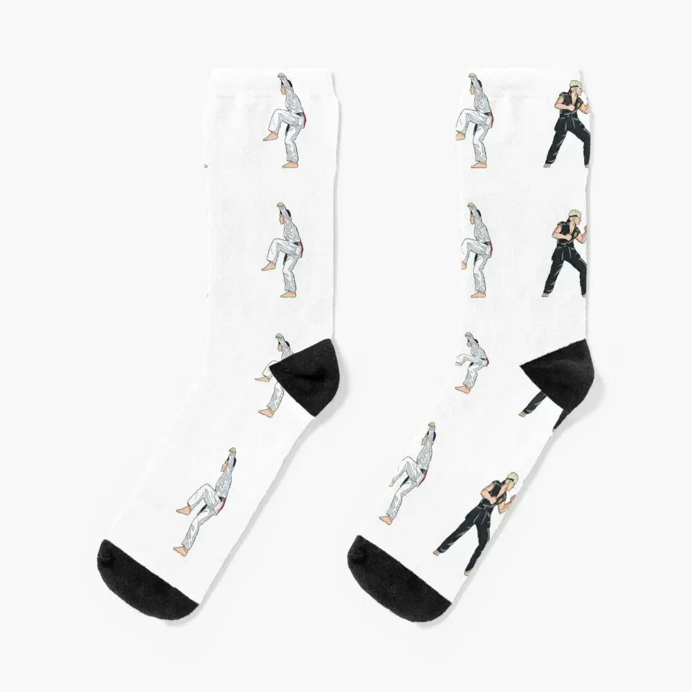 

Karate Kid Final Fight Socks aesthetic Antiskid soccer cotton tennis Men's Socks Women's