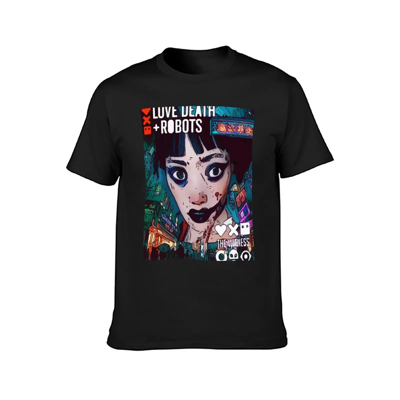 Love death & robots - The Witness T-Shirt funnys vintage clothes mens workout shirts