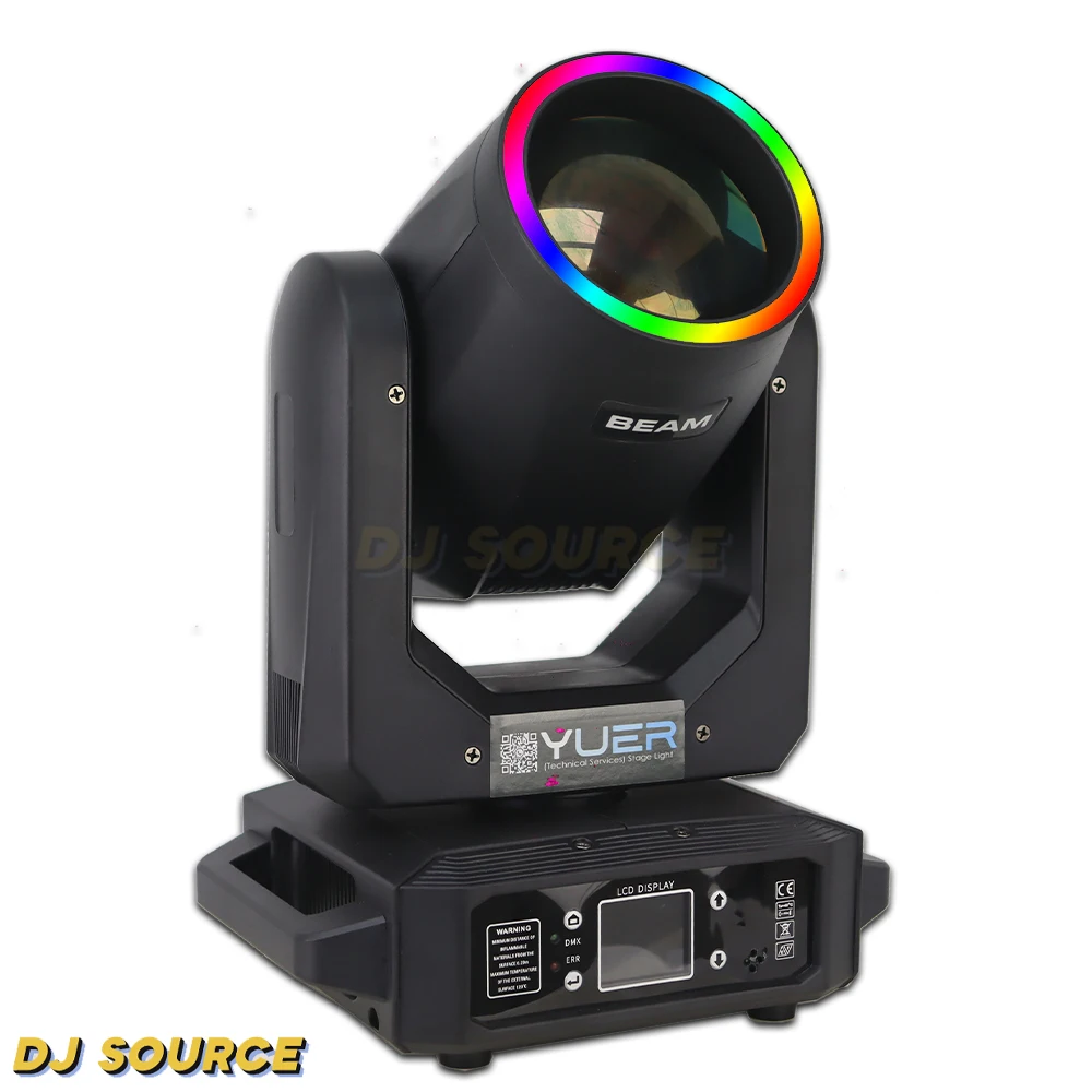 Imagem -03 - Led Moving Head Light Beam Spot 18 Prism Rainbow Effect Dmx para dj Disco Party Club Bar Show Efeito de Iluminação de Palco Pcs 200w