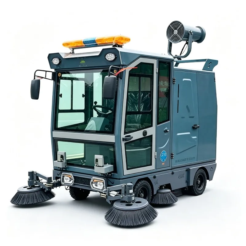 Municipal Ride-on Electric Street Sweeper Machine Road Sweepering Cleaner Regenerative Air Sweeper for United States