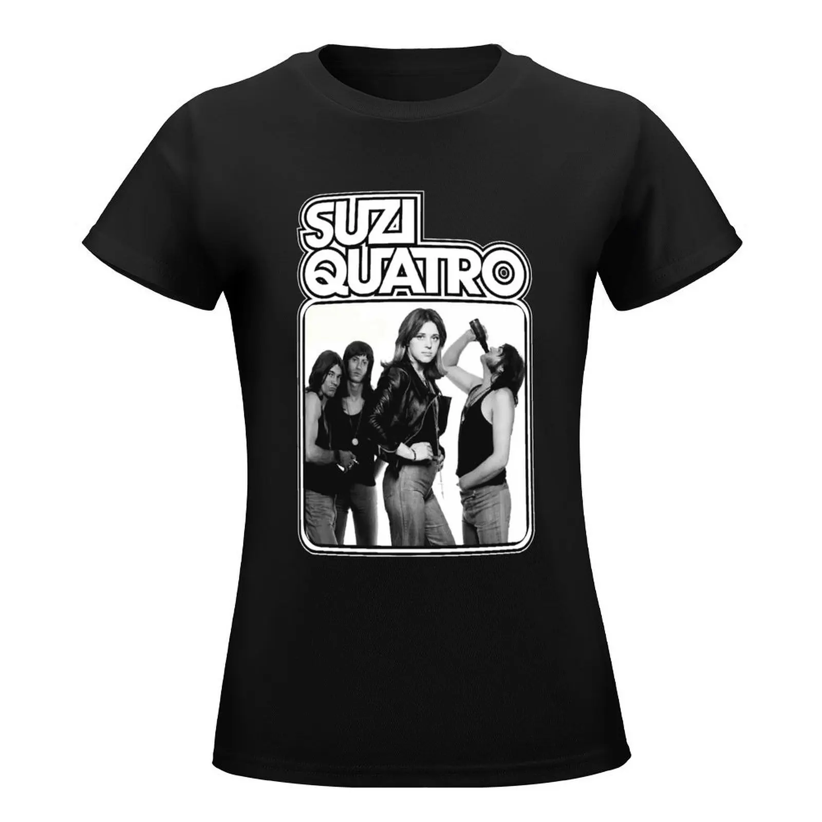 Suzi Quatro T-Shirt summer top tees lady clothes Women clothing