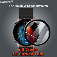 For Imilab W13 / TG1 SmartWatch Ultra Clear Full Cover 3D Curved Plating Soft PMMA Film Screen Protector -Not Tempered Glass