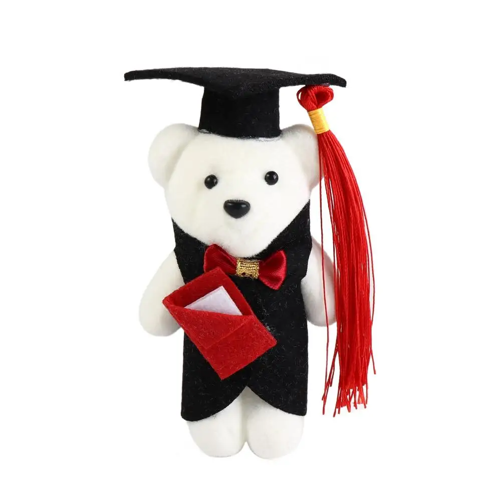 Graduation Season Graduation Bear Doll Graduation Ceremony Celebrate Party Bachelor Bear Plush Toy Congratulation Soft