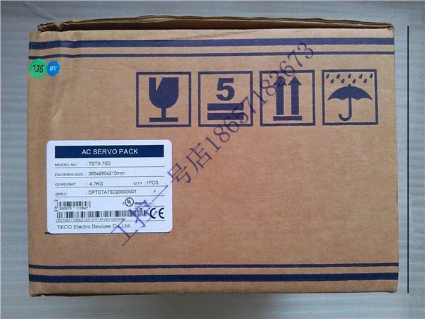 Original And Genuine Taiwan Dongyuan Servo Drive TSTA75D Power 3KW New Quality Assurance One Year Spot