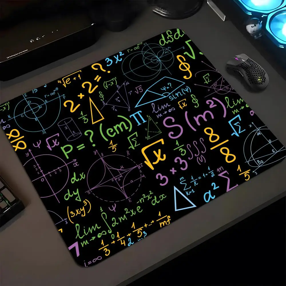 Learn Mathematical Formulas Mouse Pad 18x22cm Small Rug  Keyboardpad Lock Edge Deskpad kawaii  Desktop Protection Mats