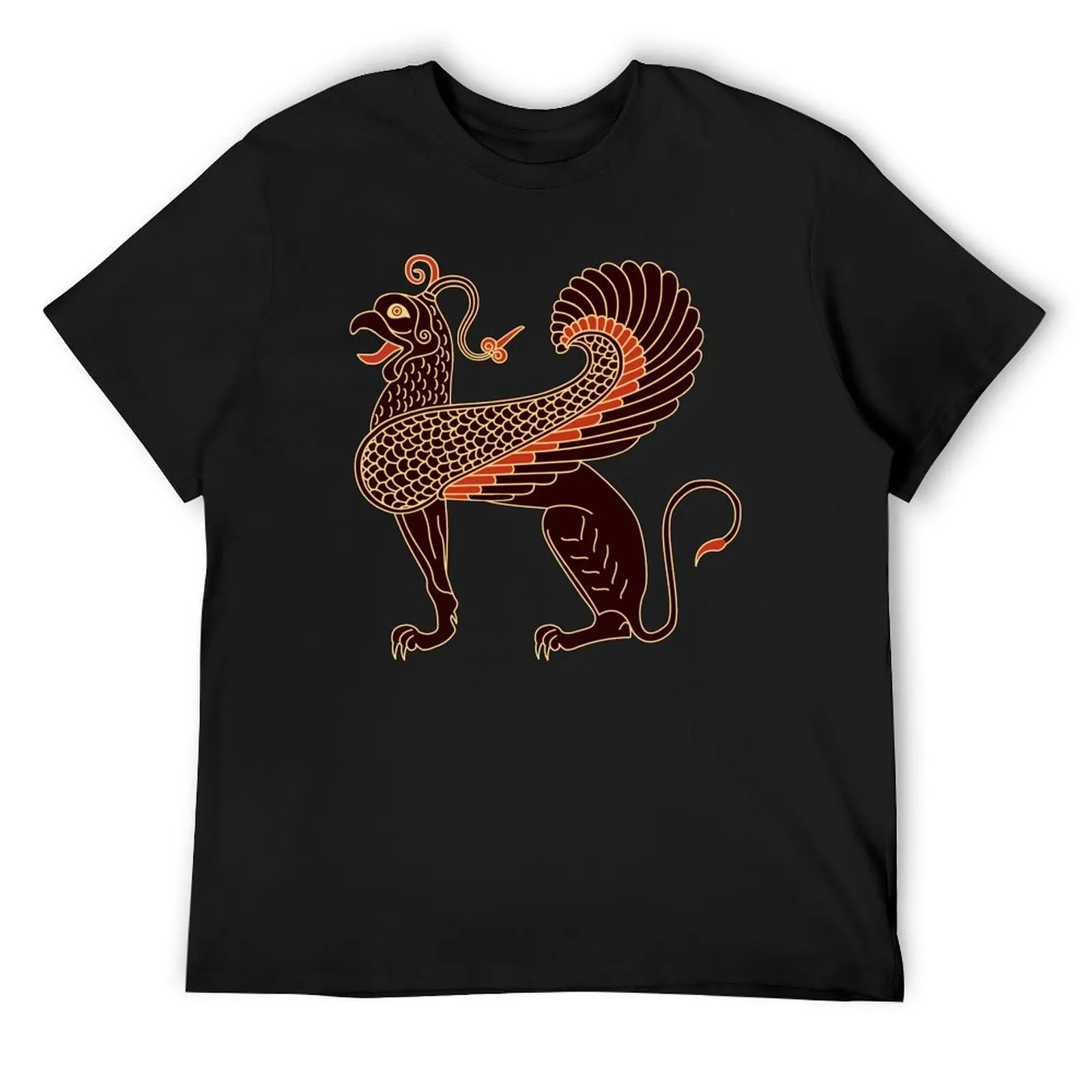 

Ancient Greek Mythological Beast Griffin T-Shirt vintage clothes rapper graphic tees clothes for men