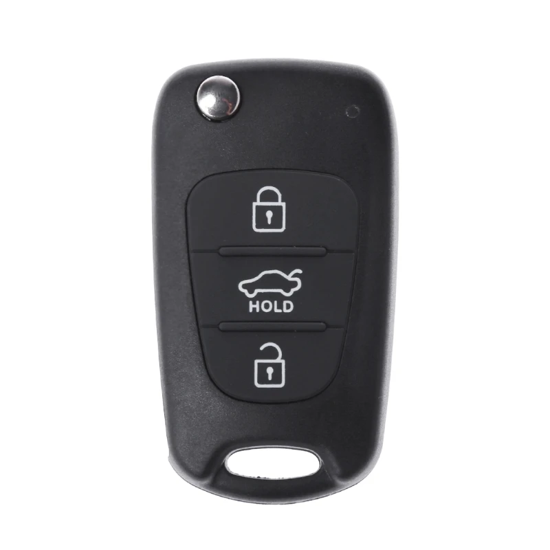 3 Button Flip Remote Key Fob Case Shell for KIA Rondo Sportage Soul Rio