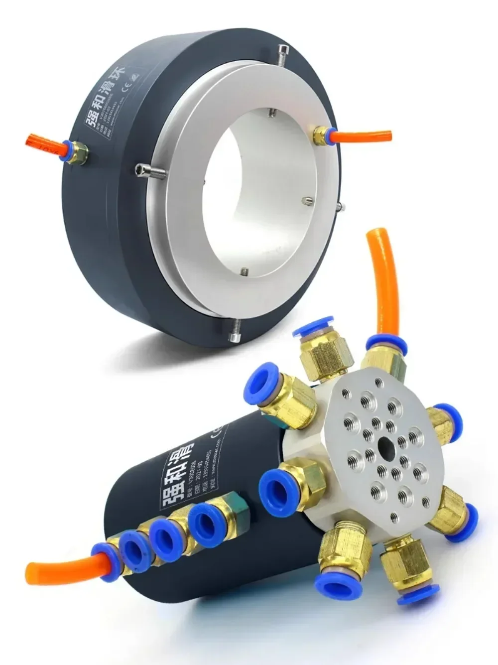 Pneumatic rotary joint 360 degree pneumatic and electric slip ring compressed air