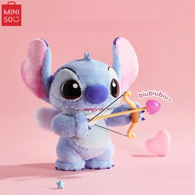 

MINISODisneyLilo & Stitch Series Secret Action Themed Plush Doll Cartoon Peripheral Desktop Ornaments Birthday Surprise Gift