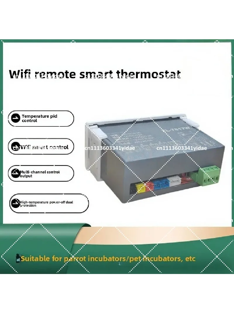 WiFi Remote Thermostat for Parrot Incubator, Intelligent Temperature Controller