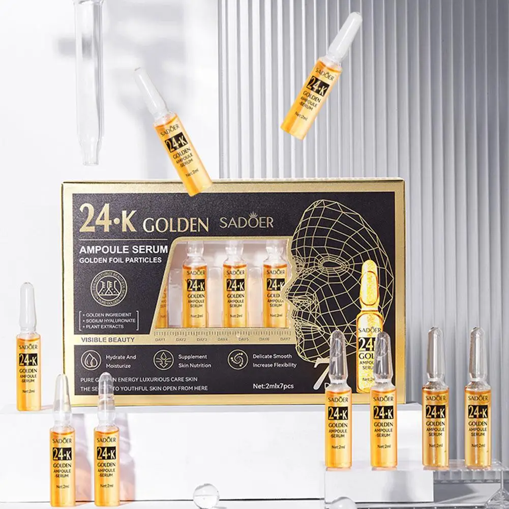 Esencia en Ampolla | Suero de Vitamina C para el Rostro, Hidratante, Ilumina la Piel, Repara, Suaviza, Esencia Facial, Cuidado Facial