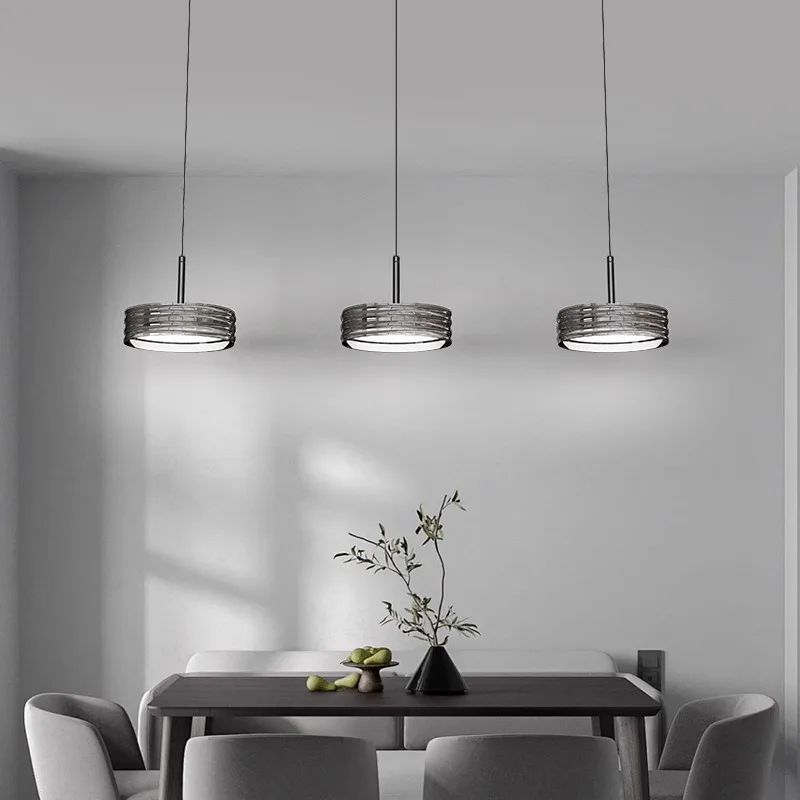 Lustre moderno de decoração de casa, luminária pendente de escada, luzes pendentes de sala de estar, iluminação interior